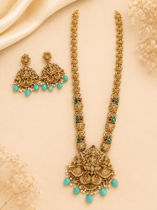 Temple Lakshmi Haram Set