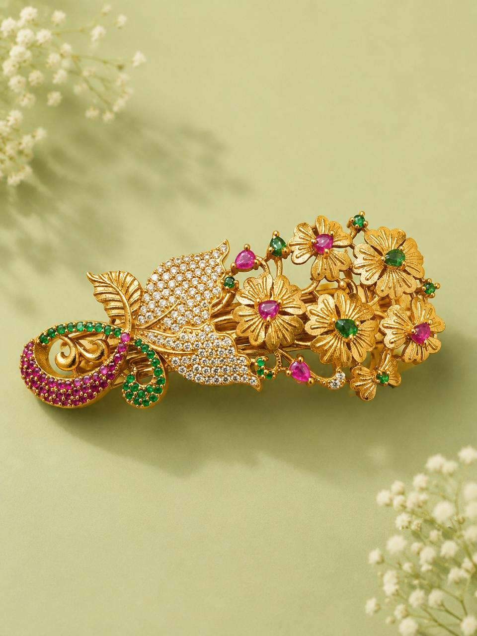 floral designer Hair Clip